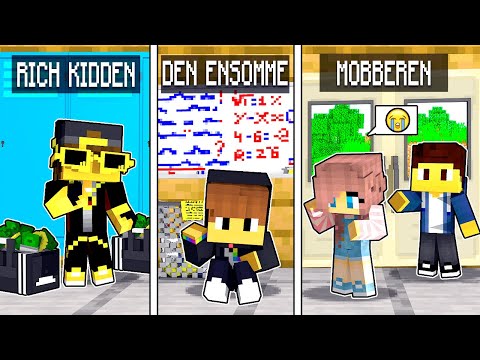 7 Typer Børn I Skolen I Minecraft!