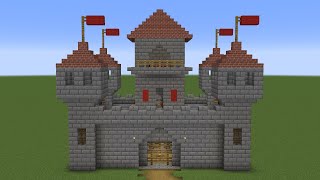 Minecraft - How to build a Large Castle 2