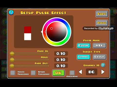 Как работают триггеры Move, col, pulse, shake в Geometry Dash!