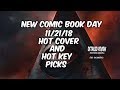 NEW COMIC BOOK DAY 11/21/18 "SNEAK PEEK" WITH TOP PICKS "COVER AND KEY OF THE WEEK" NEW COMIC BOOK DAY 11/21/18 "SNEAK PEEK" WITH TOP PICKS "COVER AND KEY OF THE WEEK"