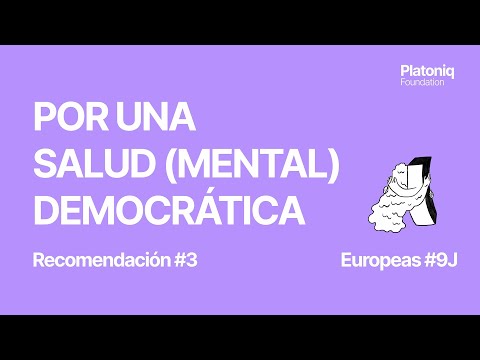 ▶️ #EleccionesEuropeas | Salud (mental) democrática | Recomendación 3
