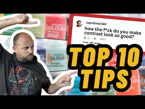 How To Use Contrast Paints!