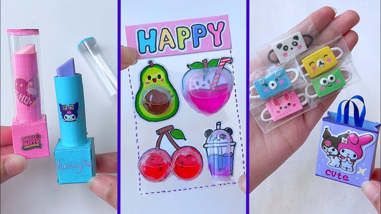 Easy craft ideas/ miniature craft /Paper craft/ how to make /DIY/school project/Tonni art and craft