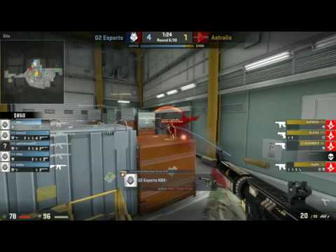 G2 Kennys 4k Vs Astralis @Nuke ECS Season 3 16/4/17