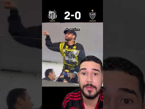 Neymar discutindo com torcedores do atlético mg #santos #neymar #atleticomg #santosfc #neymarjr