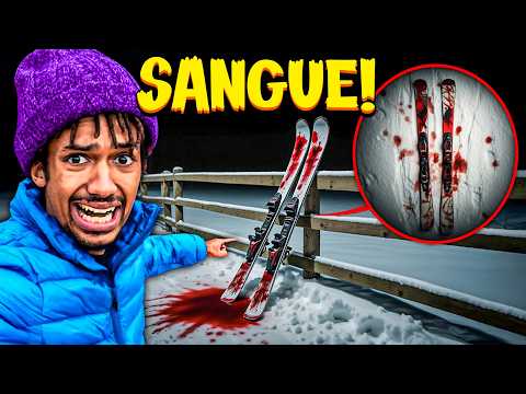 IF YOU SEE BLOODY SKIS in the SNOW at NIGHT, don't take them and RUN AWAY IMMEDIATELY…