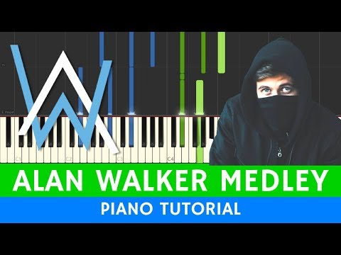 Alan Walker PIANO MIX! (Tutorial) | somanshu