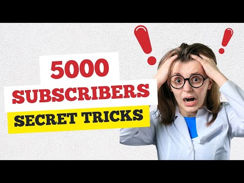 5,000 YouTube Subscribers with Personal Tricks Exposed 💲DONT SKIP