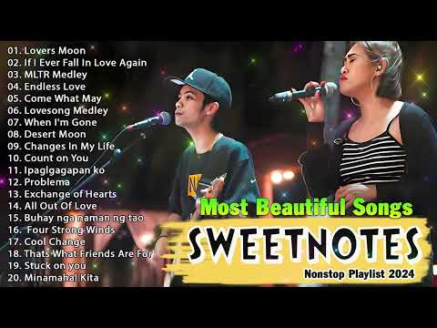 SWEETNOTES Most Beautiful Love Songs 💟 Lover Moon, Come What May🌺 SWEETNOTES Cover Playlist 2024