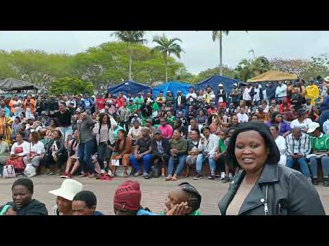 Mxhashazwa perfoming his hit song (sorry bbe)