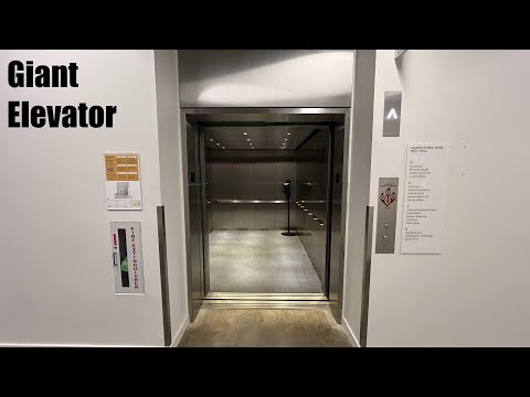 Epic Motor! Giant Hydraulic Elevator at Weil Hall - WU - St. Louis, MO