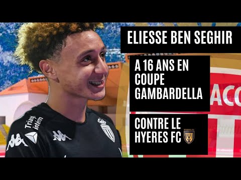 Coupe Gambardella  Eliesse Ben Seghir 16 ans auteur d'un doubler  et déja surclasser!