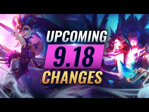 MASSIVE CHANGES: New Buffs & REWORKS Coming in Patch 9.18 - League of Legends