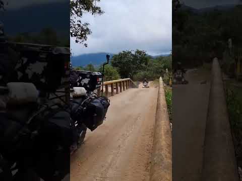 Africa Twin Jump on Bridge 🤩🤩 || #adventuremotorcycle #advrider #motorcyclelife