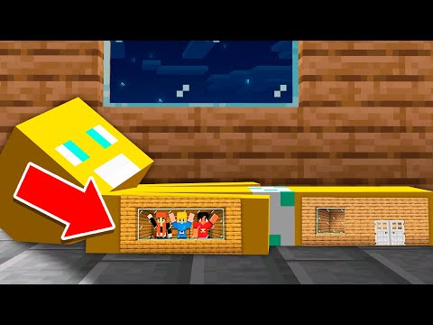 Construi uma Casa Dentro do meu amigo no minecraft