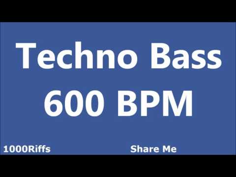 Techno Bass E2 Metronome : 600 BPM