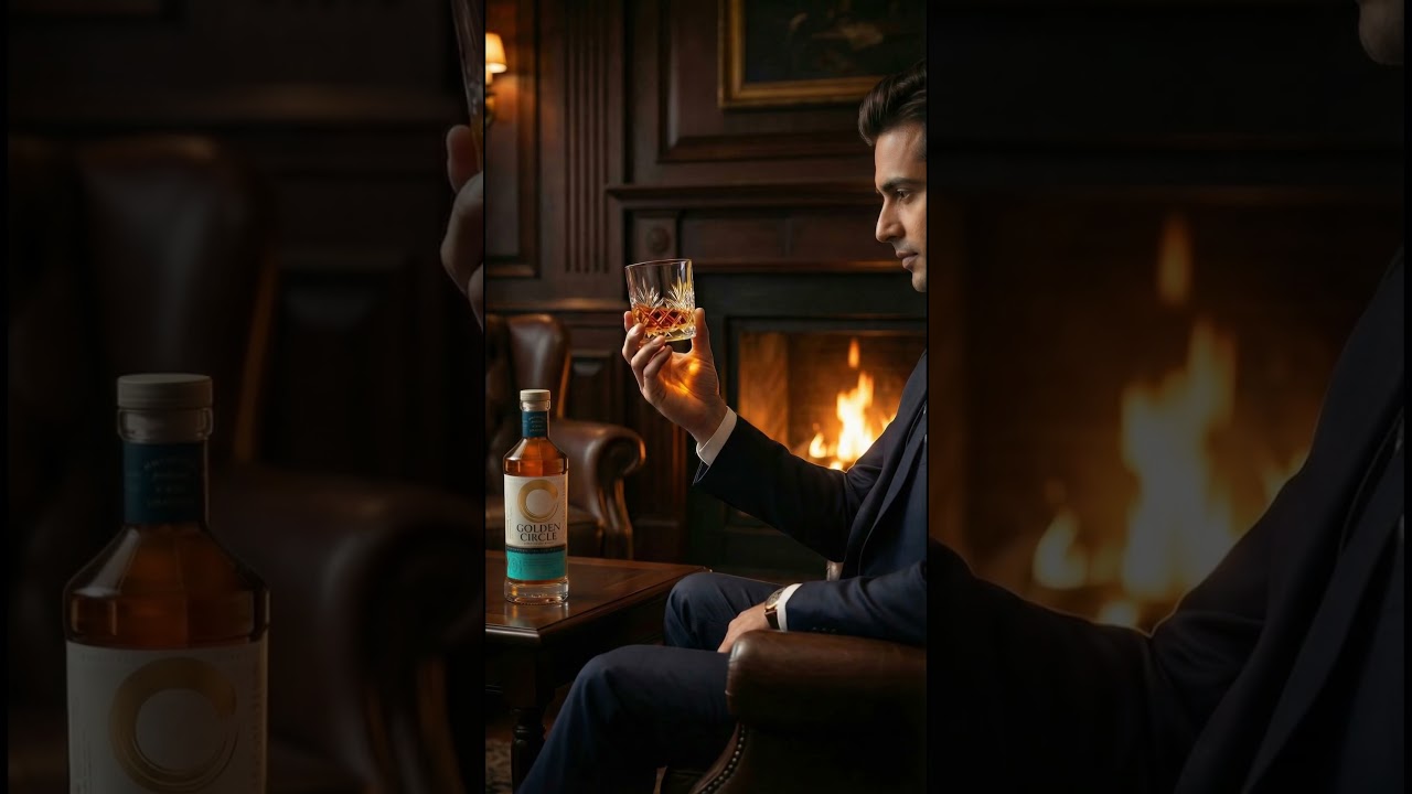Stills from the Golden Circle Whiskey ad