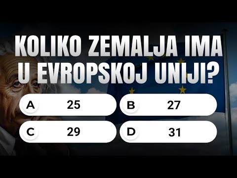 Kviz Opšteg Znanja 🧠 20 Pitanja Koja Će Testirati Vašu Inteligenciju 🏆