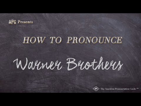 How to Pronounce Warner Brothers (Real Life Examples!)