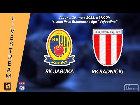 16. kolo PRL "Vojvodina": RK JABUKA (Jabuka) - RK RADNIČKI 1958 (Šid)