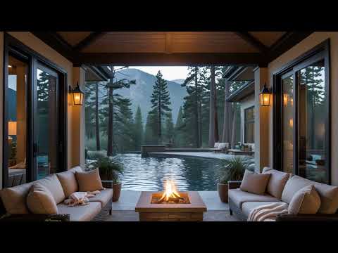 Zen Oasis: Relaxing Jazz in Nature Living Rooms