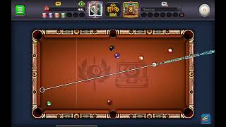 Poor 8 ball position (direct center by side pocket) and S L O W opponent