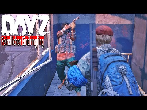 SPIELER aus ITALIEN & FUNNY MOMENTS - FEINDLICHER EINDRINGLING in SPIELER BASE wird UMSTELLT - DAYZ
