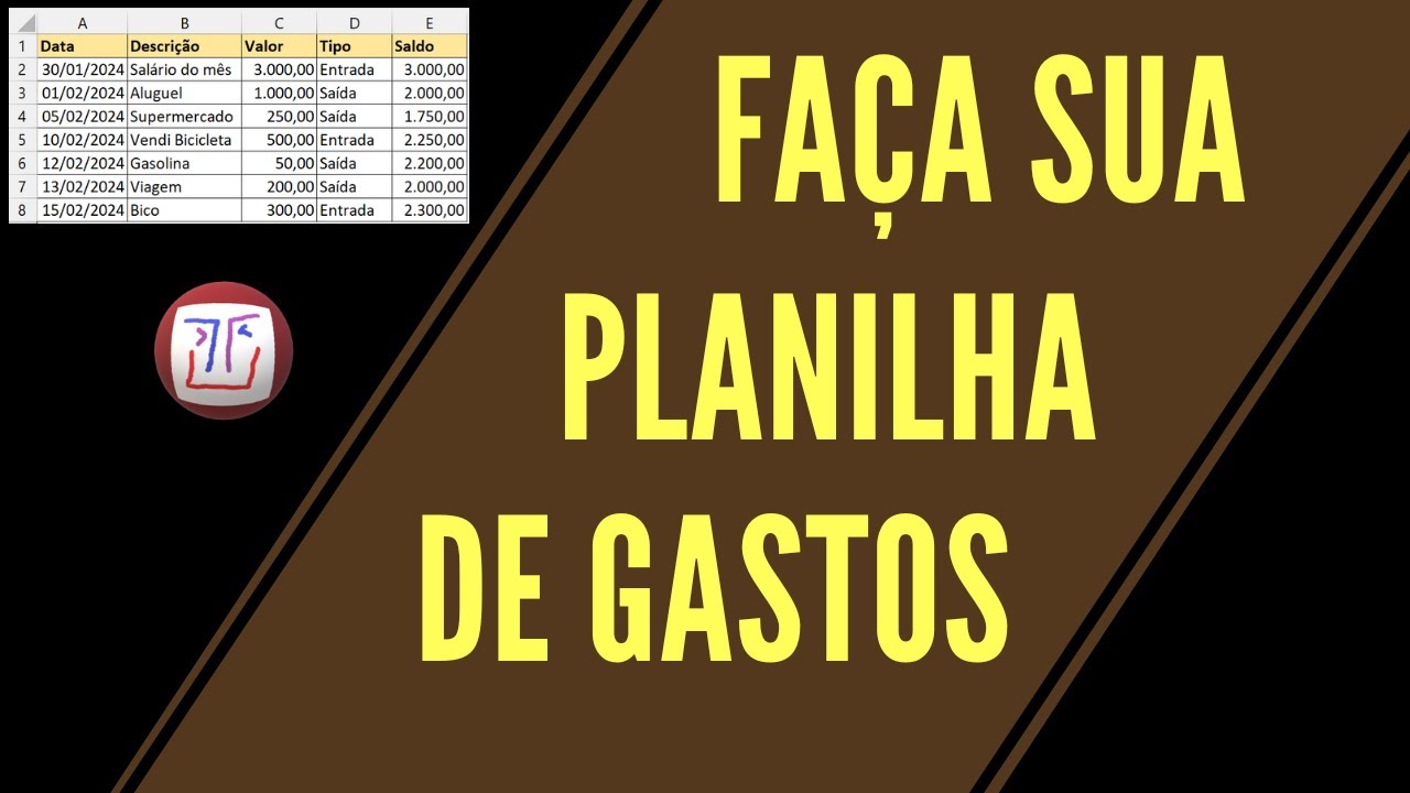 Como fazer uma planilha de gastos do zero - tutoriais - DIY