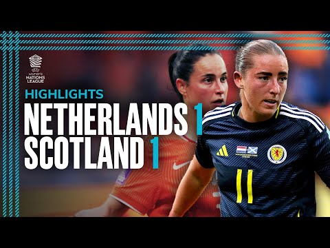 Netherlands 1-1 Scotland | UEFA Women's Nations League Highlights | Scotland National Team