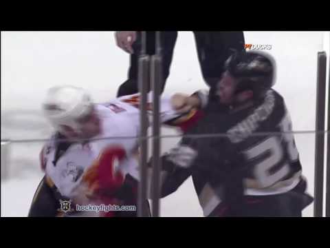 Eric Nystrom vs Kyle Chipchura