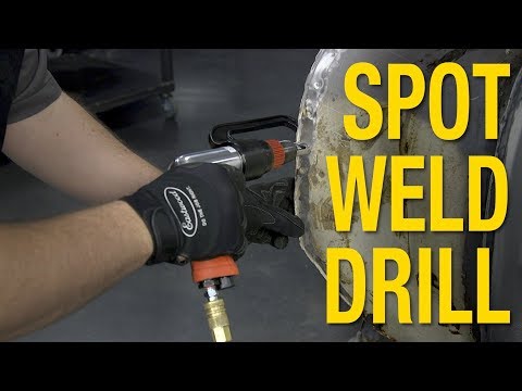 Drill Through Spot Welds Quicker, Easier & Safer! Pneumatic Spot Weld Drill from Eastwood