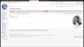 Creating Wikisource author pages