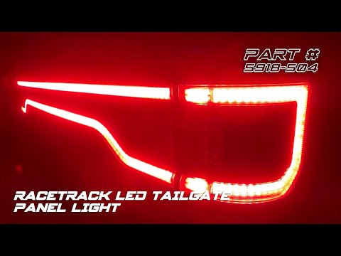 ORACLE Lighting Racetrack Flush Style LED Tailgate Panel Light for Jeep Gladiator JT Install Guide
