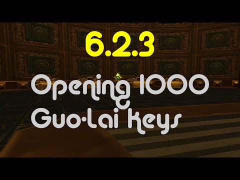 WoW 6.2.3 Opening 1000 Ancient Guo-Lai Keys -  WOD Gold Guide