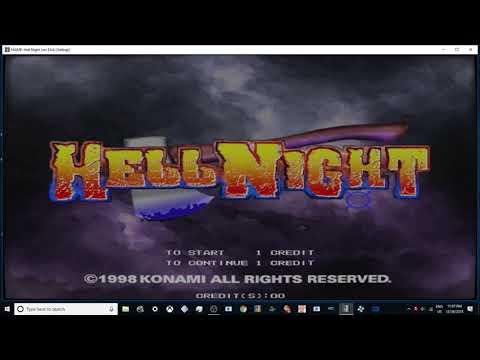 MAME 205 - HELL NIGHT/EVIL NIGHT - 1080p 10fps - uk arcades gt1030 i72600