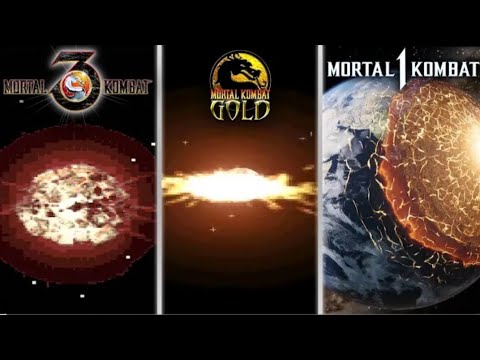 Cyrax Planet Explosion Fatality Evolution - Mortal Kombat 3 to Mortal Kombat 1