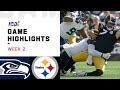 Seahawks vs. Steelers Week 2 Highlights | NFL 2019
