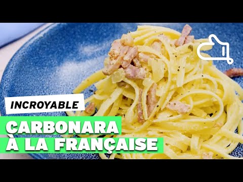 Carbonara à la française ( on est sur un twist