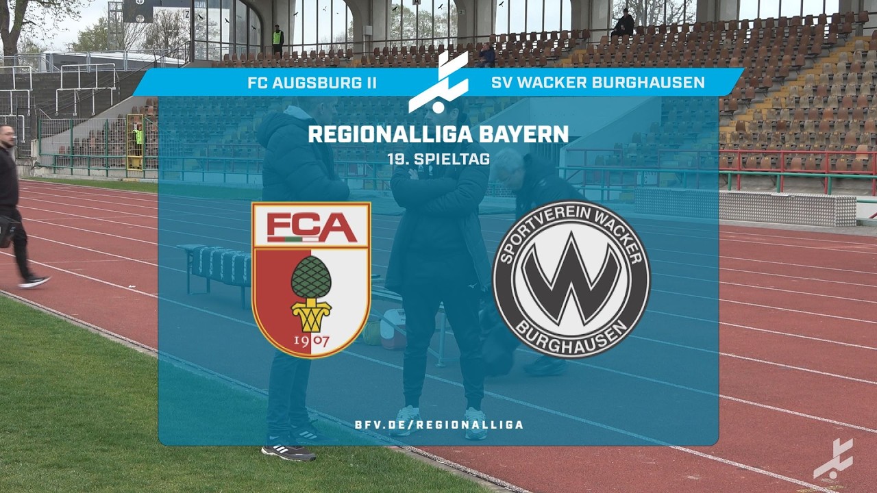 Augsburg II vs SV Wacker Burghausen Highlights