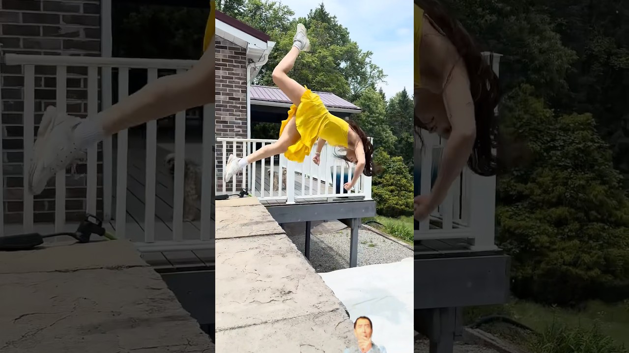 #flip #acrobatics #trampoline #tricking #fail #backflip #jump #funny