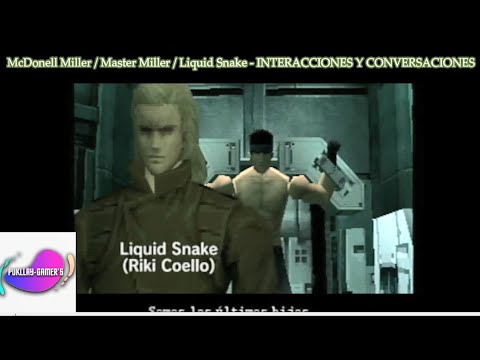 METAL GEAR SOLID SNAKE / BONUS / McDonell Miller / Liquid Snake - Escenas, Códec y Conversaciones.