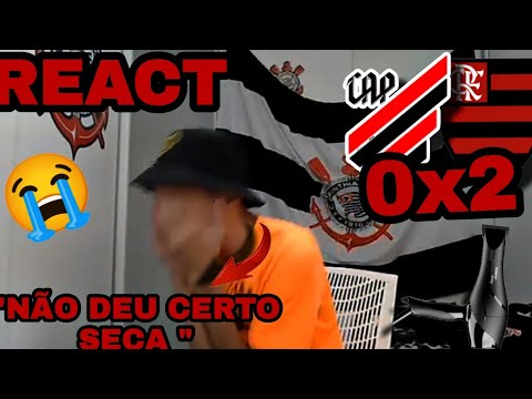 REACT- ATHLETICO PR 0 X 2 FLAMENGO| COPA DO BRASIL| NINGUEM PARA O FLAMENGO| #flamengo #react !!