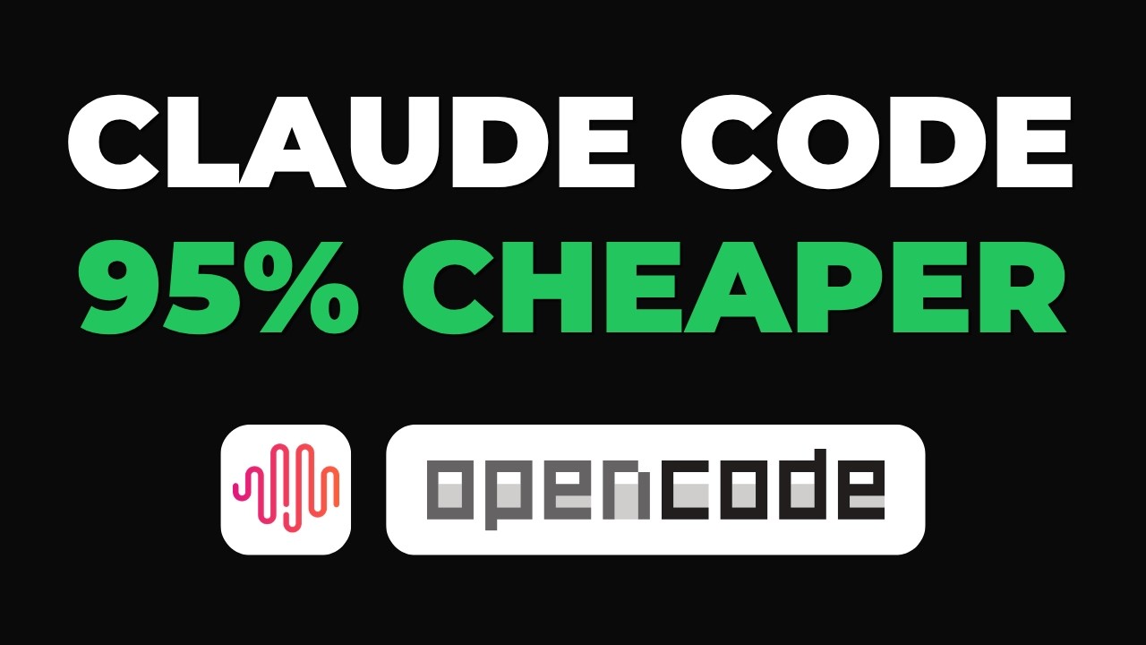 I Run Claude Code 95% Cheaper (OpenCode + MiniMax M2.7 Setup)