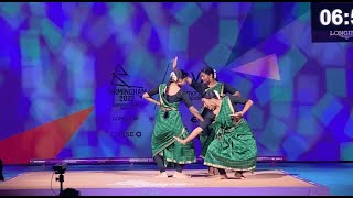 Hybrid Bharatham - Uproar extended version | Usha Jey Choreography | Commonwealth Games 22