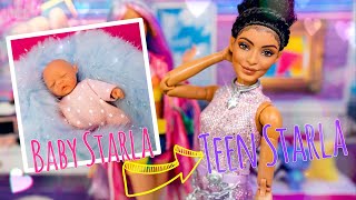Transforming Baby Starla into TEEN STARLA?! Plus New Barbie Extra Fly Dolls