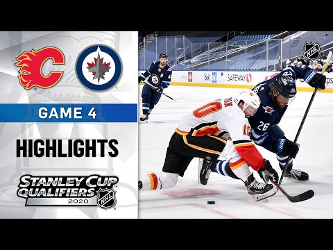 NHL Highlights | Flames @ Jets, GM.4 - Aug. 6, 2020