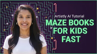 Create a Kids Maze Book with Artistly AI in Minutes 🎄📘 (No Design Skills Needed!)