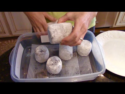 Bloomy Rind, Ash Coated Goat Cheese- Cheesemaking at Home