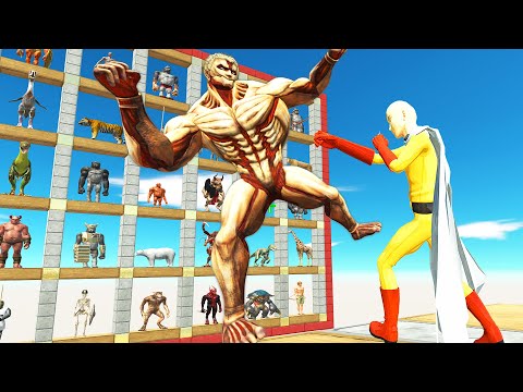 ONE PUNCH MAN HIT THE TARGET FROM UNITS - Animal Revolt Battle Simulator