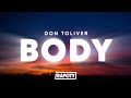 Don Toliver Body Lyrics